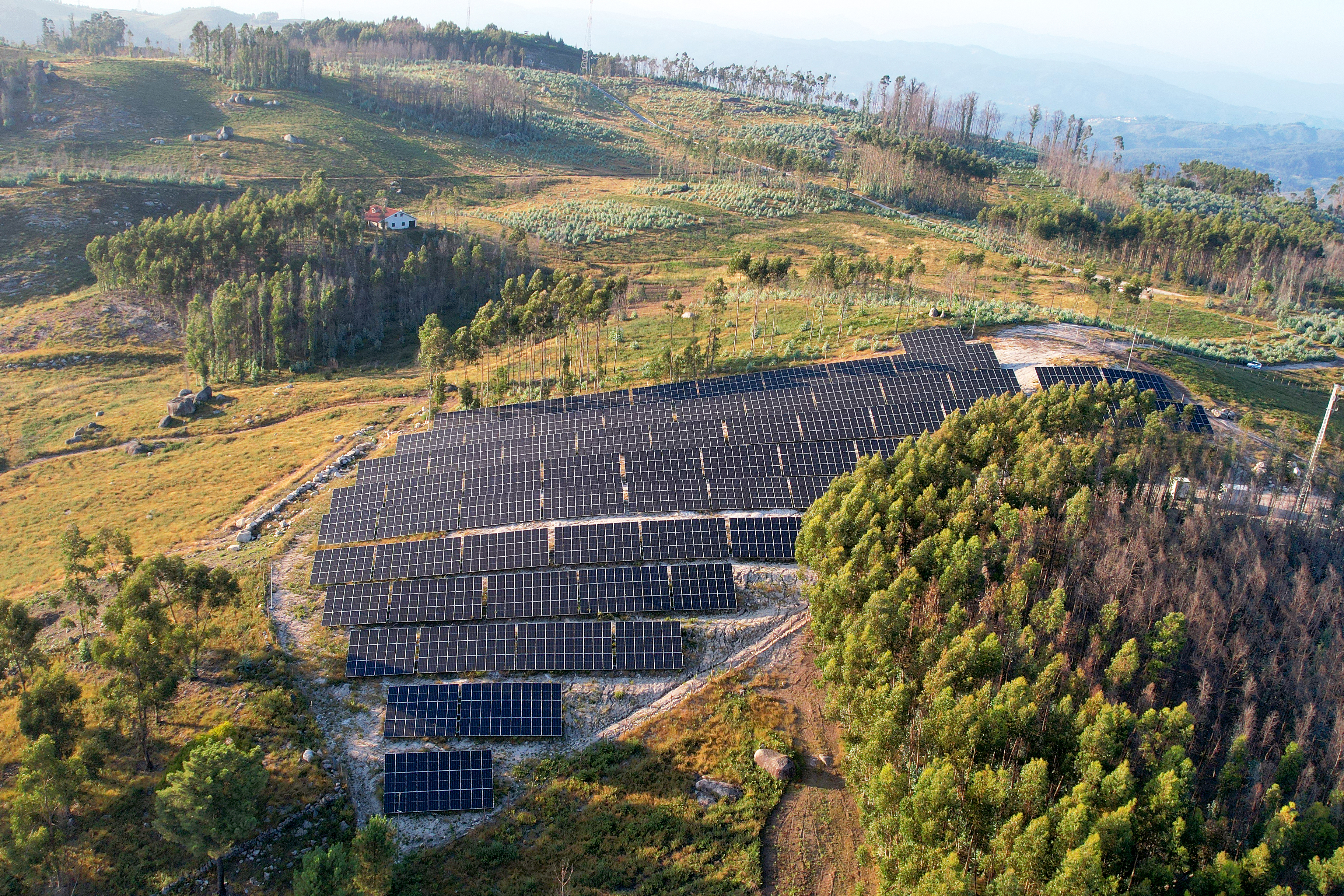 Parque solar à escala comunitária em Santa Marinha
